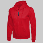 Uneek Ladies Classic Full Zip Hooded Sweatshirt
