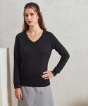 Premier Women's V-neck Knitted Sweater