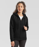 Women's premium 70/30 hooded sweatshirt jacket