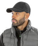 Low-profile heavy brushed cotton cap