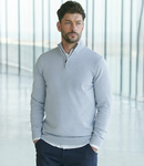 Henbury 1/4 Zip Neck Sweater