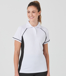 Finden and Hales Ladies Performance Piped Polo Shirt